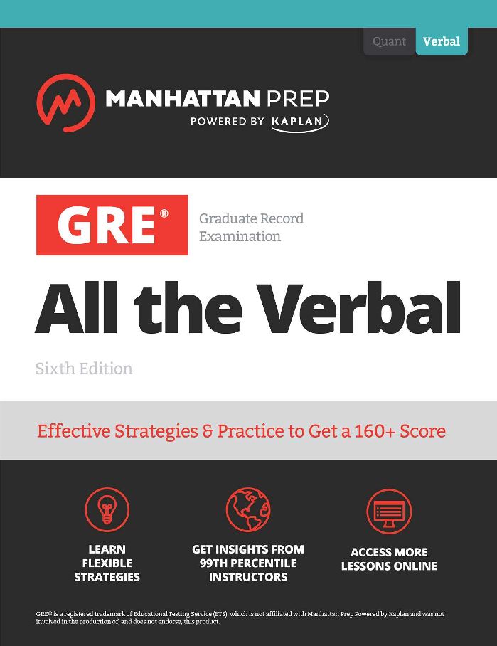 Download PDF ePub Manhattan Prep GRE All the Verbal Ebook